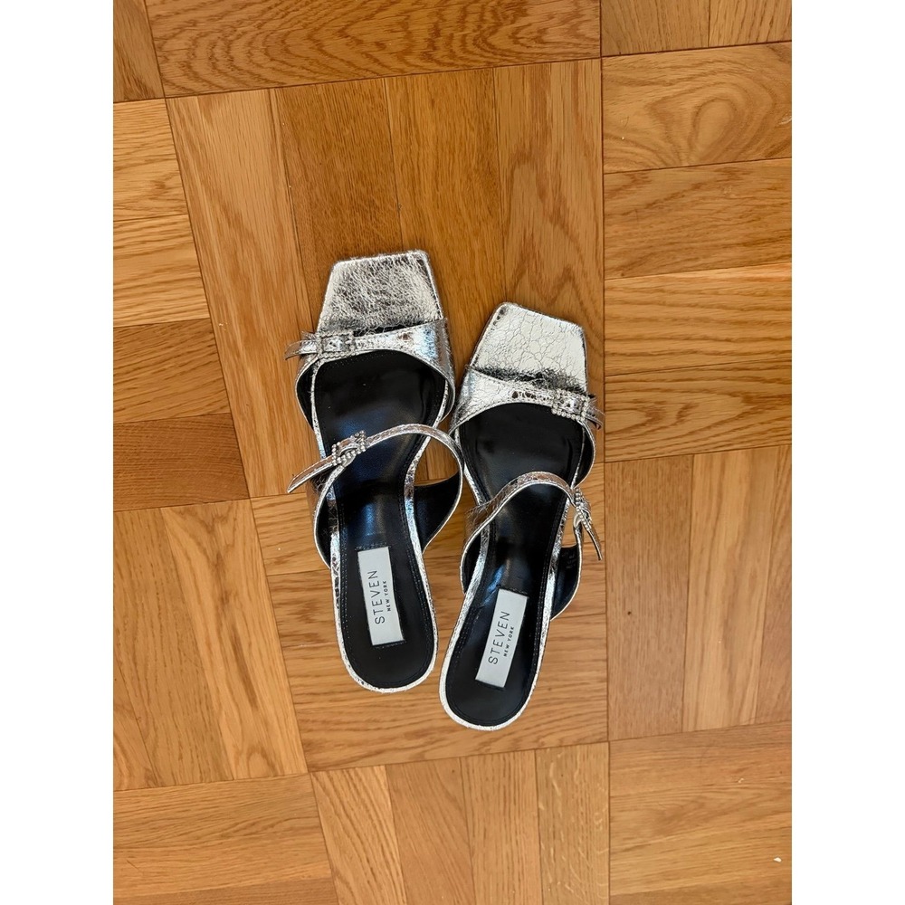 Silver Sandal heels